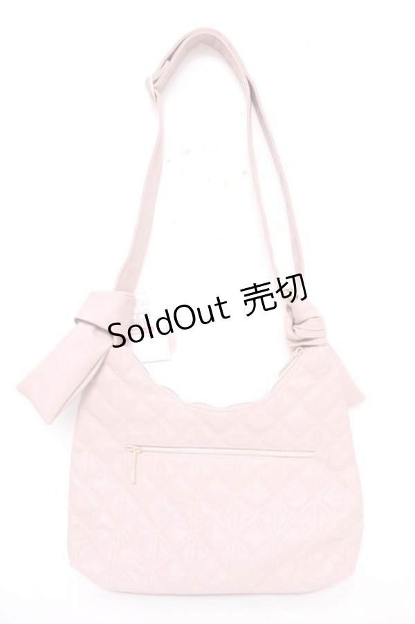 画像2: m petit by misako / AM*キルティングSLD バッグ  中桃 Y-26-03-22-014-LO-BG-SZ-ZY (2)