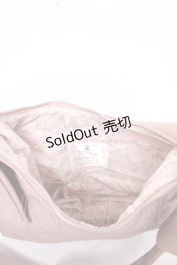 画像3: m petit by misako / AM*キルティングSLD バッグ  中桃 Y-26-03-22-014-LO-BG-SZ-ZY (3)