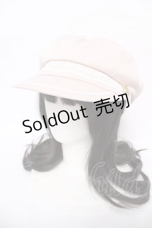 画像: axes femme / 波型レースマリンキャスケット  オフベージュ Y-26-03-22-015-AX-AC-SZ-ZT0330Y