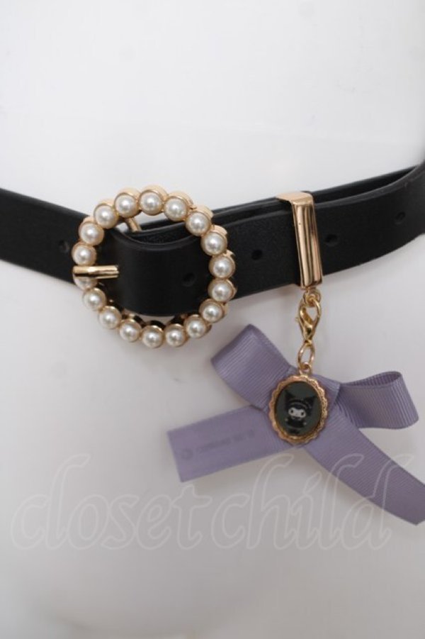 画像2: m petit by misako / サンリオキャラクターズコラボ クロミベルト  黒 Y-26-03-22-016-LO-ZA-SZ-ZY (2)