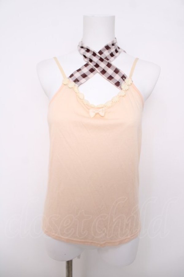 画像1: Amavel / ホルターリボンキャミトップス F オレンジ Y-26-03-22-021-CA-TO-SZ-ZY (1)