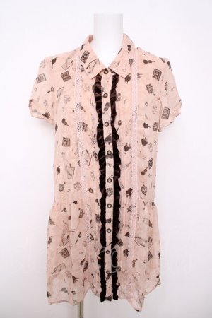 画像: axes femme / メロディーメルヘンチュニック Ｍ アワピンク Y-26-03-22-025-AX-OP-SZ-ZY