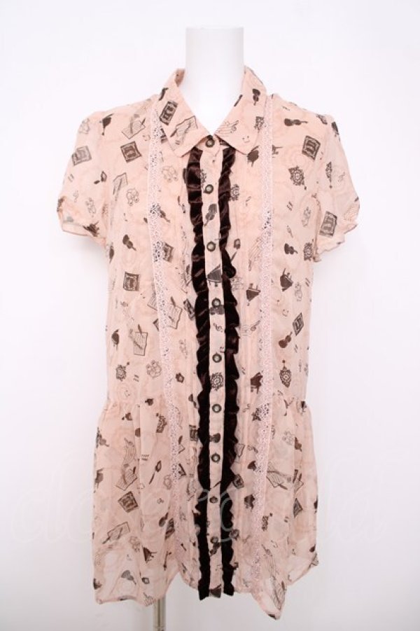 画像1: axes femme / メロディーメルヘンチュニック Ｍ アワピンク Y-26-03-22-025-AX-OP-SZ-ZY (1)