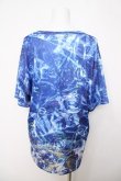 画像2: NieR Clothing / 転写柄Tシャツ  青 Y-26-03-22-027-PU-TO-SZ-ZY (2)