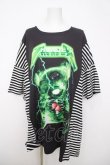 画像1: TRAVAS TOKYO / サンダーベアTシャツ  黒 Y-26-03-22-028-PU-TO-SZ-ZY (1)