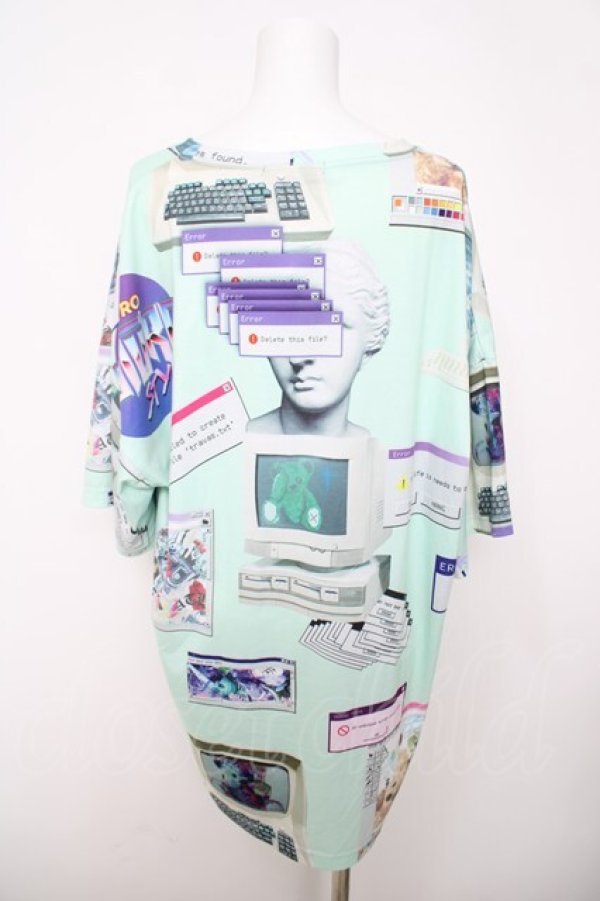 画像2: TRAVAS TOKYO / vapor though big tee  グリーン Y-26-03-22-031-PU-TO-SZ-ZY (2)