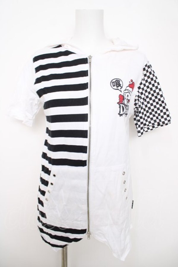 画像1: Deorart / ネコミミ切替パーカー M 白 Y-26-03-22-035-PU-TO-SZ-ZY (1)