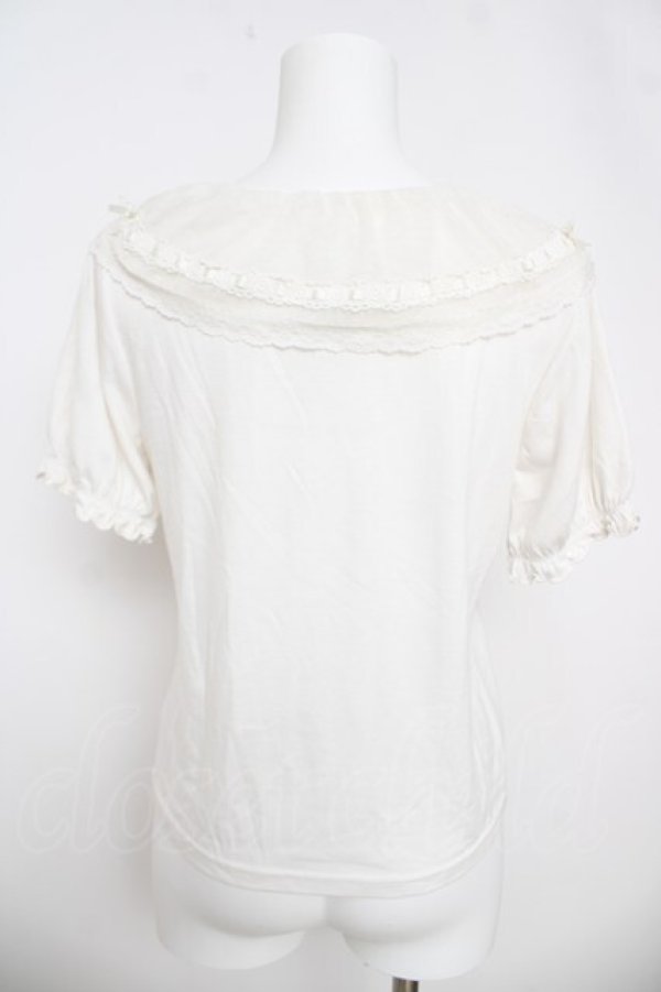 画像2: LIZ LISA / リボン襟ブラウス風カットソー 0 オフ Y-26-03-24-042-LO-BL-SZ-ZY (2)