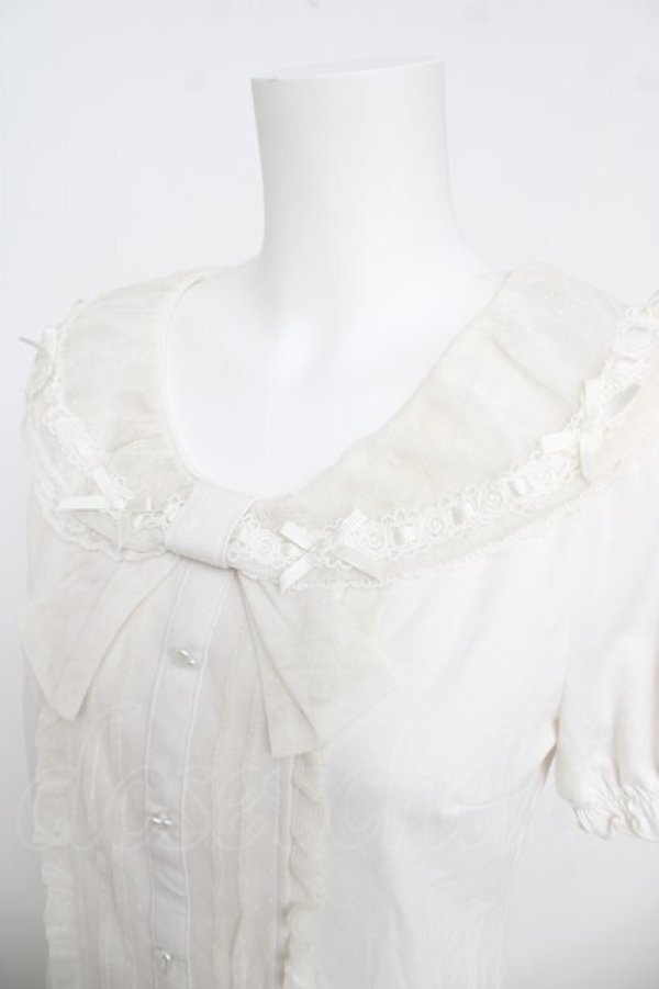 画像3: LIZ LISA / リボン襟ブラウス風カットソー 0 オフ Y-26-03-24-042-LO-BL-SZ-ZY (3)