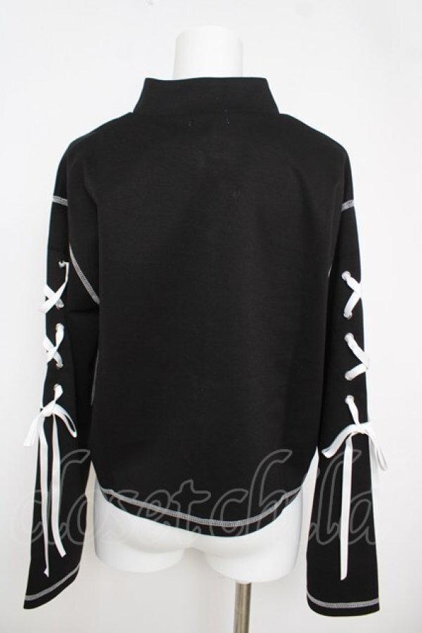 画像2: axes femme POETIQUE / オリエンタルカットプルオーバー  黒 Y-26-03-24-048-AX-TO-SZ-ZY (2)