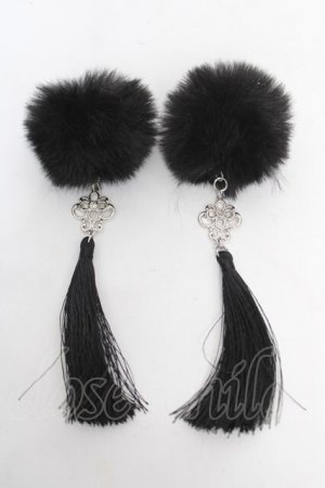 画像: axes femme POETIQUE / チャイナヘアークリップセット  黒 Y-26-03-24-006-AX-AC-SZ-ZY