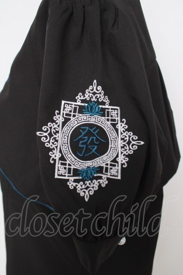 画像3: axes femme POETIQUE / 麻雀刺繍ブラウス  黒 Y-26-03-24-050-AX-BL-SZ-ZY (3)