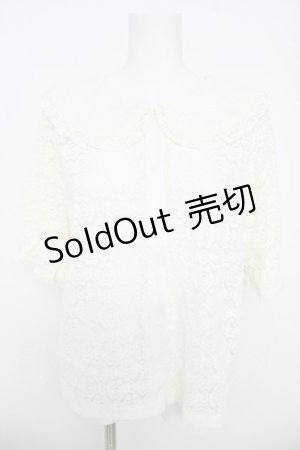 画像: m petit by misako / AOKレースブラウス L 淡薄橙 Y-26-03-24-056-LO-BL-SZ-ZY