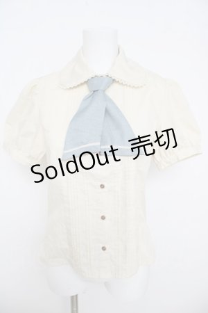 画像: Kurumi Collaboration / マリンアカデミアブラウス S 淡青 Y-26-03-24-057-LO-BL-SZ-ZY