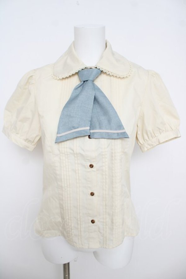 画像1: Kurumi Collaboration / マリンアカデミアブラウス S 淡青 Y-26-03-24-057-LO-BL-SZ-ZY (1)