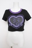画像1: To Alice / クロップドTシャツ  黒 Y-26-03-24-058-LO-TO-SZ-ZY (1)