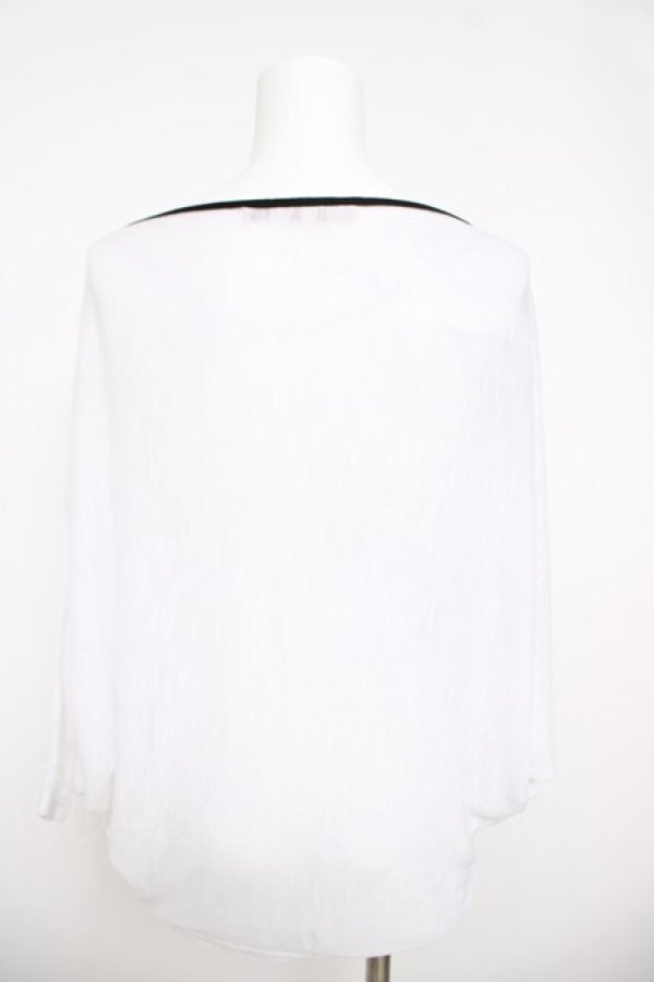 画像2: Rozen Kavalier / シースルーBIGトップス  白 Y-26-03-24-061-OO-TO-SZ-ZY (2)