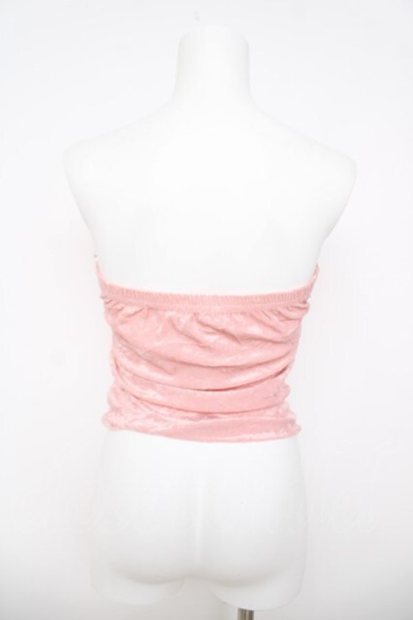 画像2: LIZ LISA / リボン通しベロアトップ  ピンク Y-26-03-24-007-LO-TO-SZ-ZY (2)