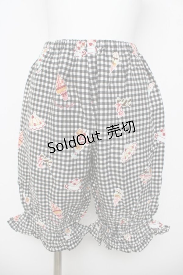 画像3: Innocent World / スウィートルームウェアー(ドルチェ柄)  黒 Y-26-03-24-065-IW-OP-SZ-ZY (3)