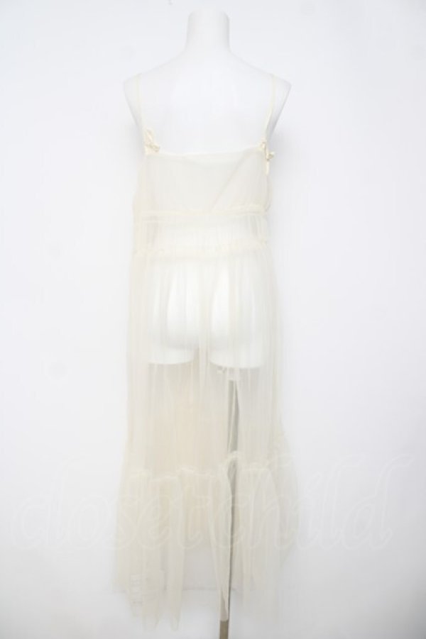 画像2: axes femme / シフォンオーバーキャミワンピース F 生成り Y-26-03-24-066-AX-OP-SZ-ZY (2)