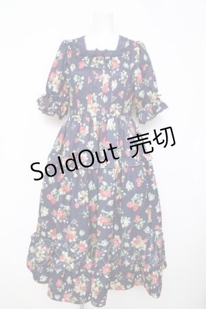 画像: axes femme kawaii / クラシックベリーワンピース  ネイビー Y-26-03-24-074-AX-OP-SZ-ZY