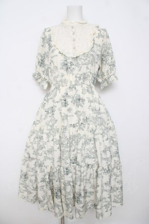 画像: m petit by misako / TT*AMトワルドジュイワンピース L 淡緑 Y-26-03-24-078-LO-OP-SZ-ZY