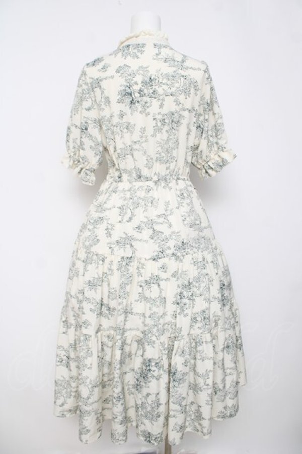 画像2: m petit by misako / TT*AMトワルドジュイワンピース L 淡緑 Y-26-03-24-078-LO-OP-SZ-ZY (2)