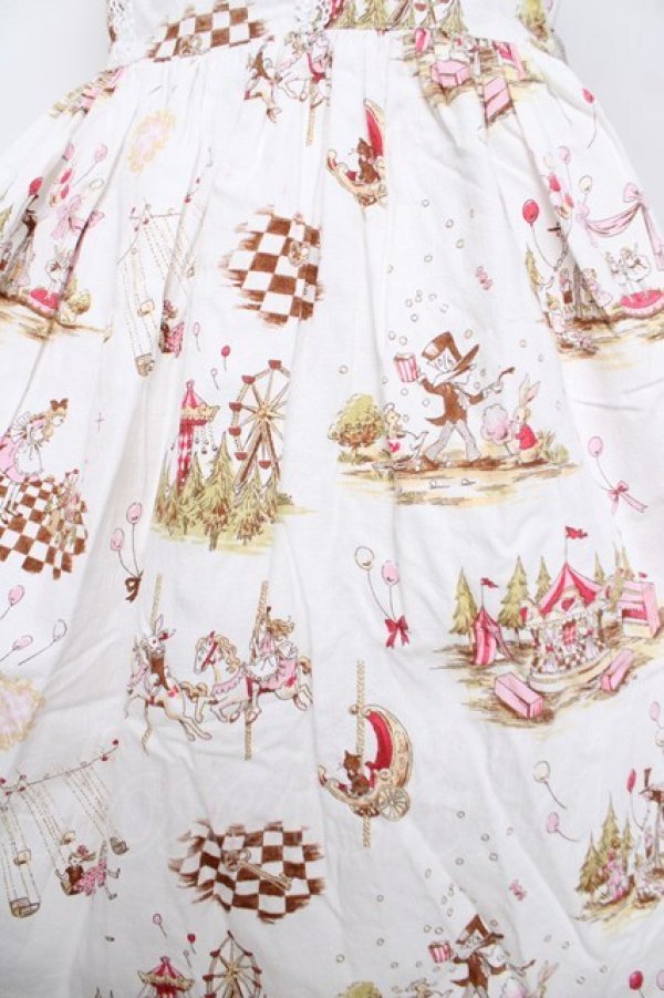 画像4: BABY, THE STARS SHINE BRIGHT / アリスinファンフェアワンピース  白 Y-26-03-24-082-BA-OP-SZ-ZY (4)