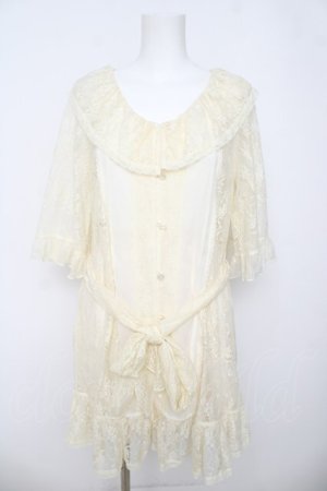 画像: LIZ LISA / インナー付きワンピース 0 アイボリー Y-26-03-24-084-LO-OP-SZ-ZY