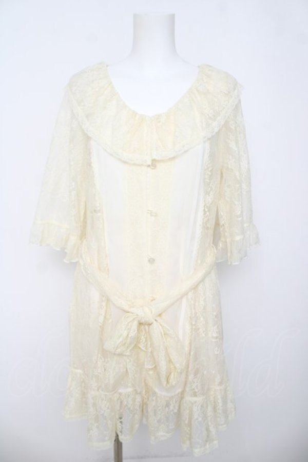 画像1: LIZ LISA / インナー付きワンピース 0 アイボリー Y-26-03-24-084-LO-OP-SZ-ZY (1)