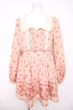 画像: LIZ LISA / ブーケ柄ワンピース 0 ピンク Y-26-03-24-089-LO-OP-SZ-ZY