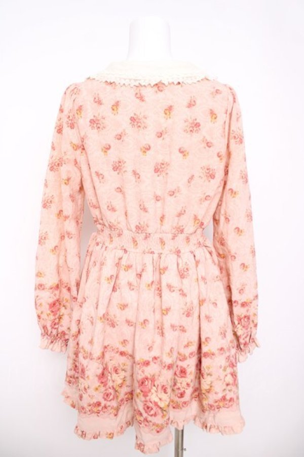 画像2: LIZ LISA / ブーケ柄ワンピース 0 ピンク Y-26-03-24-089-LO-OP-SZ-ZY (2)