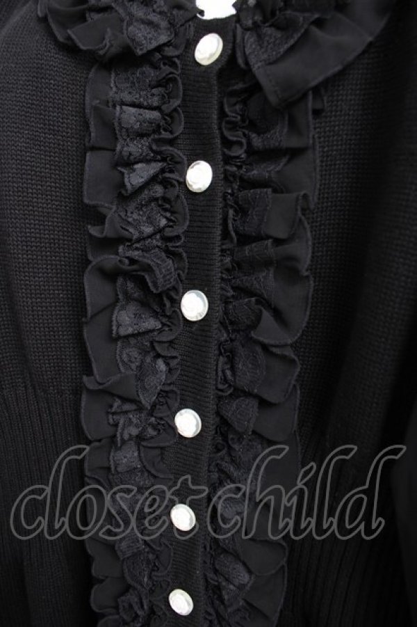 画像3: JESUS DIAMANTE / マドモアゼルエレガンスニットワンピース 40 ブラック Y-26-03-24-090-JE-OP-SZ-ZY (3)