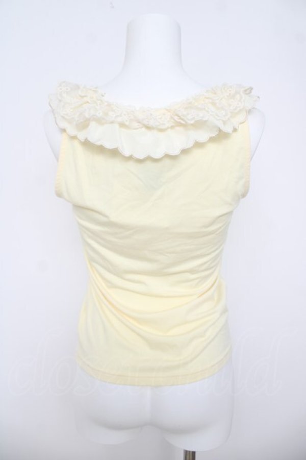 画像2: LIZ LISA / スカラップ襟タンクトップ 0 イエロー Y-26-03-24-012-LO-TO-SZ-ZY (2)