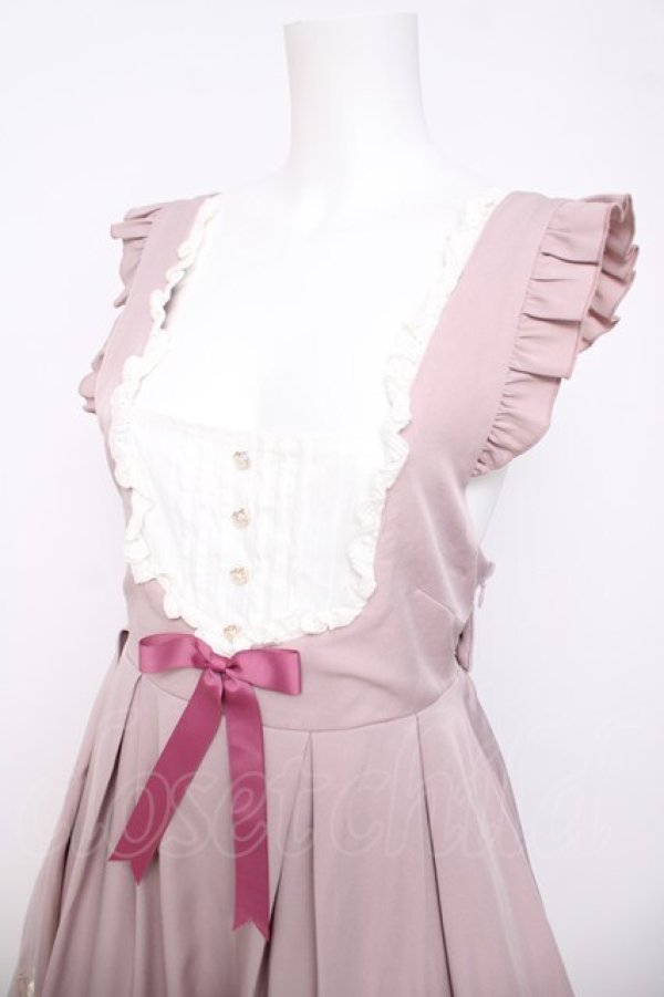 画像3: Amavel / Macaron Teapartyジャンパースカート F ピンク Y-26-03-24-096-CA-OP-SZ-ZY (3)
