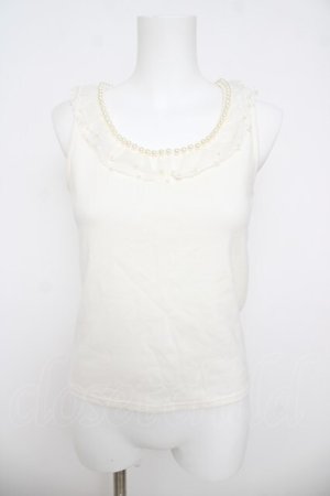 画像: LIZ LISA / パール付きタンクトップ 0 オフ Y-26-03-24-013-LO-TO-SZ-ZY