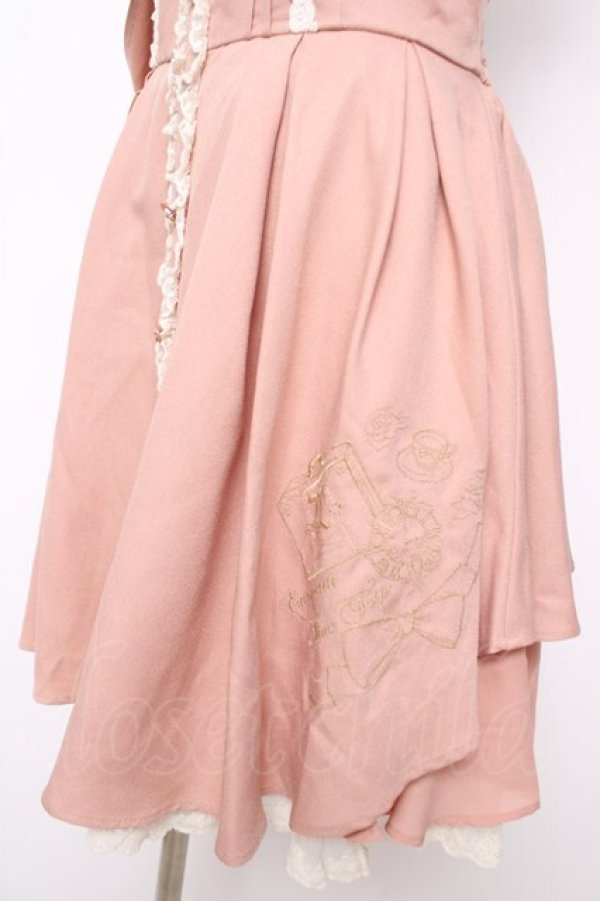 画像3: LIZ LISA / バックティアード刺繍スカート 0 オレンジ Y-26-03-24-099-LO-SK-SZ-ZY (3)