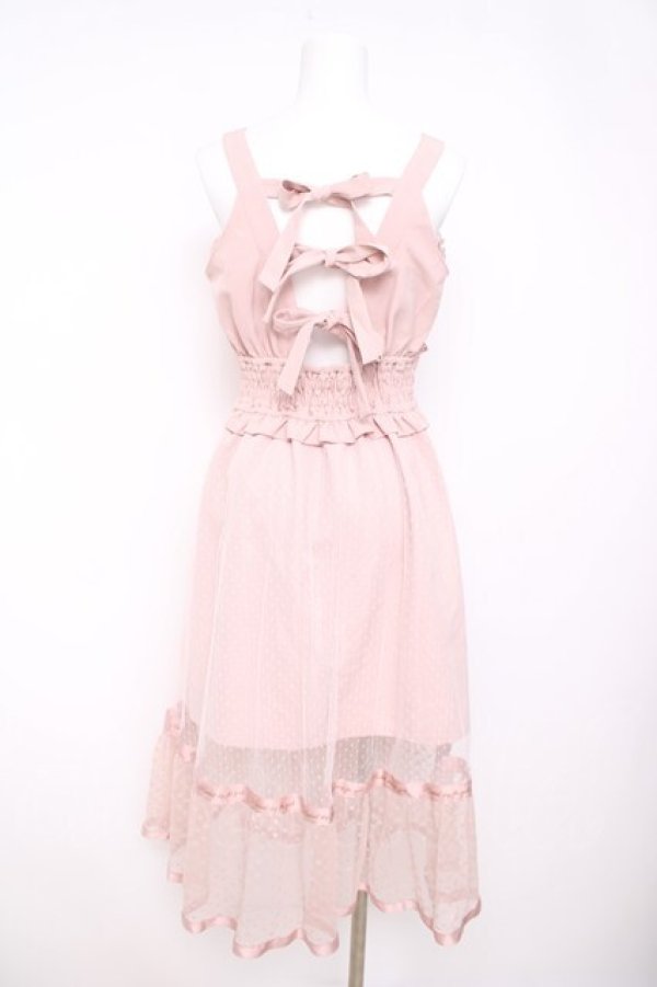 画像2: LIZ LISA / ドットメッシュチュールジャンスカ 0 ピンク Y-26-03-24-100-LO-OP-SZ-ZY (2)