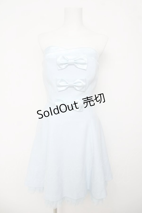 画像1: JESUS DIAMANTE / バルドーベアワンピース 38 サックス Y-26-03-24-103-JE-OP-SZ-ZY (1)