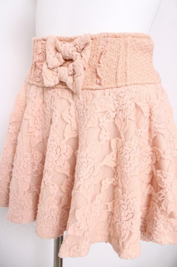 画像3: LIZ LISA / バラ起毛レーススカパン 0 ピンク Y-26-03-24-114-LO-PA-SZ-ZY (3)
