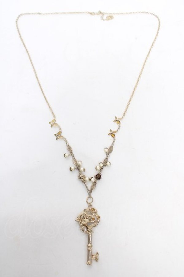 画像3: axes femme / 鍵モチーフネックレス  ゴールド Y-26-03-24-001-AX-CO-SZ-ZY (3)