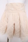 画像3: LIZ LISA / お花モチーフ付きキルティングスカパン 0 アイボリー Y-26-03-24-118-LO-PA-SZ-ZY (3)