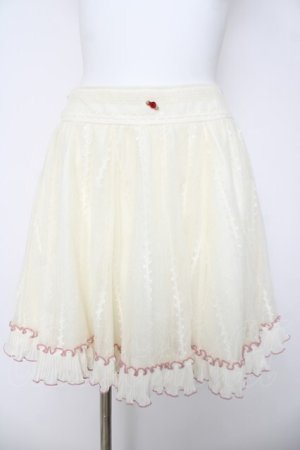 画像: LIZ LISA / レーススカート 0 アイボリー Y-26-03-24-120-LO-SK-SZ-ZY