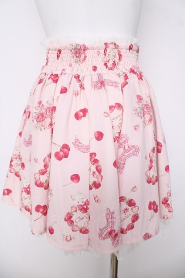 画像2: LIZ LISA / テリアチェリー柄スカート 0 ピンク Y-26-03-24-121-LO-OP-SZ-ZY (2)