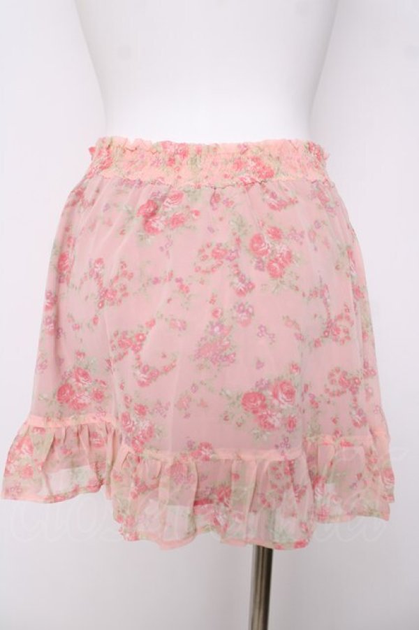 画像2: LIZ LISA / 花柄フリルミニスカート 0 ピンク Y-26-03-24-122-LO-SK-SZ-ZY (2)