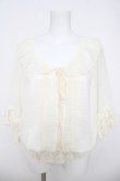 画像1: LIZ LISA / お花刺繍レース編み上げトップス 0 アイボリー Y-26-03-24-016-LO-TO-SZ-ZY (1)