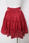画像2: Ank Rouge / ぽんぽんリボンハートDOTスカート M 赤 Y-26-03-24-125-CA-SK-SZ-ZY (2)