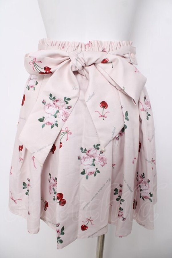 画像2: Ank Rouge / Cherry Roseスカート M ピンク Y-26-03-24-126-CA-SK-SZ-ZY (2)