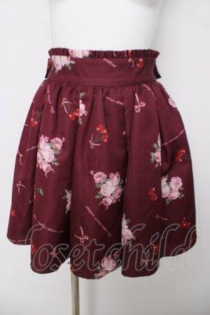 画像: Ank Rouge / Cherry Roseスカート M ボルドー Y-26-03-24-127-CA-SK-SZ-ZY
