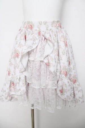 画像: mellfy memory / Princess Rococo Rose lace スカート S ピンク Y-26-03-24-131-LO-SK-SZ-ZY